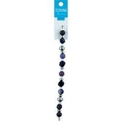 AussieSuperStore Jewellery Making Supplies Strung Beads Round Feature Strung Beads Round Feature | Jewellery Making Beads 9323823192259 BBS16028